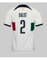 Portugali Diogo Dalot #2 Vieraspaita MM-kisat 2022 Lyhythihainen